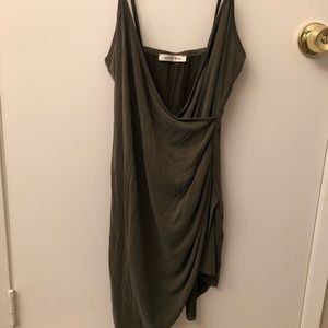 Cute army green dress!
